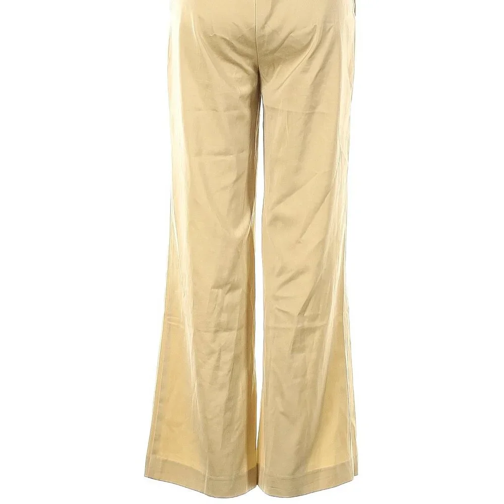 J.Ing Beige High Waisted Wide Leg Trousers - Picture 2 of 2